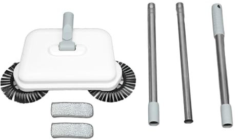 Barredora Manual eficiente Yomiyuyr - Trapeador seco y húmedo Compacto de 360 ​​​​Grados para un Cuidado rápido del Piso en hogares, oficinas y Apartamentos - Ideal para dueños de