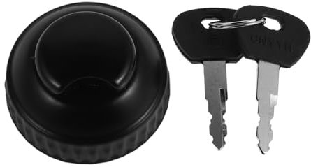 iplusmile 1 Jeu Serrure Antivol Pour Réservoir De Carburant Poignée Porte-poignée Coussinet Moteur Poignée De Couverture De Pot Bouteille De Gaz Réservoir De Gaz Mural Acier Inoxydable