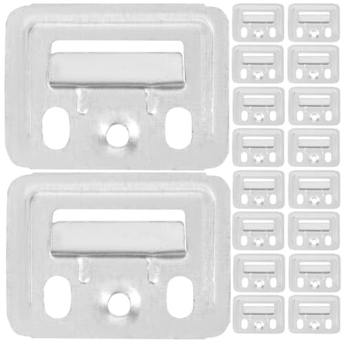 AUTSUPPL 100pcs Wall Panel Clip Stainless Clamp Metal Wall Panel Buckle Fixing for Living Furniture Hardware