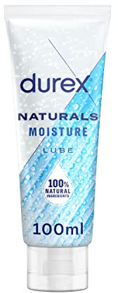 Durex Naturals Moisture Lube, Water Based Natural And Moisturising Formula,100ml (Packaging May Vary)
