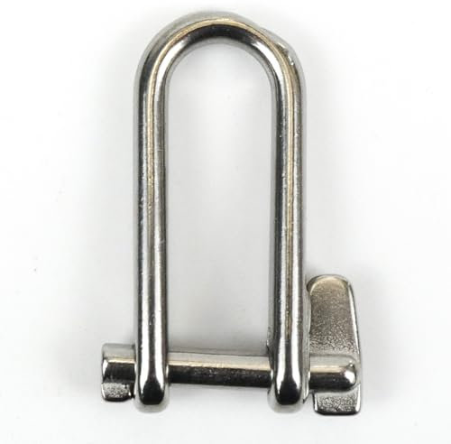 DAUMLINK® 2 manilles à clé, matériau A4/Aisi 316 (2 pièces) comme élément de connexion de chaînes ou de tampons aux œillets (5 mm)