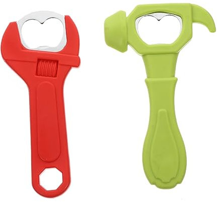 DECHOUS 2-Pack Multifunctional Hammer Wrench Silicone Wine Opener for Party Beer Opener Safe Easy to Use