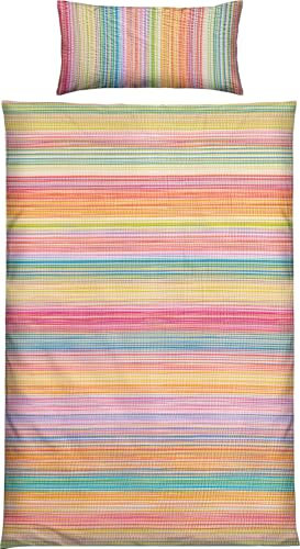 Erwin Müller Bettwäsche Seersucker bunt Größe 1x 135x200 cm + 1x 40x80 cm