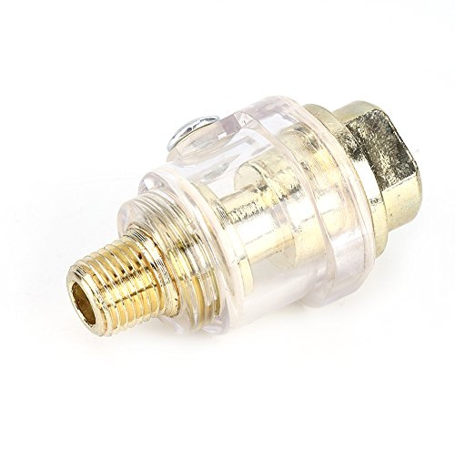 1/4 BSP Mini en Línea Lubricador de Aceites para Herramientas Neumáticas y Tubería de Compresor de Aire