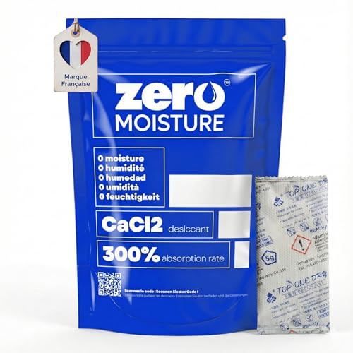 50 X 5g | Sacchetti Assorbi Umidità Armadio 10X più Assorbenti del Silica Gel bustine - Gel di silice | Deumidificatore Armadio Antimuffa | Sacchetti anti umidità | Antimuffa per armadio e vestiti