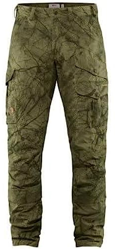 Fjällräven Herren Barents Pro Hunting Hose, Green Camo/Deep Forest, 58