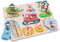 New Classic Toys 10433 Feuerwehr Peg Puzzle-Fire Brigade