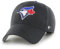 '47 MLB Toronto Blue Jays MVP Unisex-Baseballkappe, Verstellbar, Hochwertiges Design und Verarbeitung, Blue Jays Logo, Black