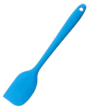 JeoPoom Espátula de Silicona, Espátulas de Cocina, Cocina Gadget, Herramientas para Hornear, para Hornear o Cocinar, No Tóxico, Antiadherente, Resistente al Calor(Azul)
