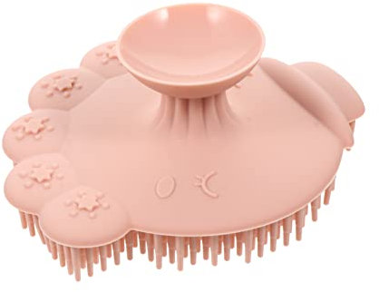 TOVINANNA 1pc Cradle Cap Brush Shampoo Silicone Bathing Shower Brush Hair Scalp Scrubber for Soft Hair Care