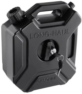 Bensinkanner Bränslebehållare 3L/5L Universal bensindunk Svart Reserv reservbensin Dieselbränsletankbehållare(3L With Lock)