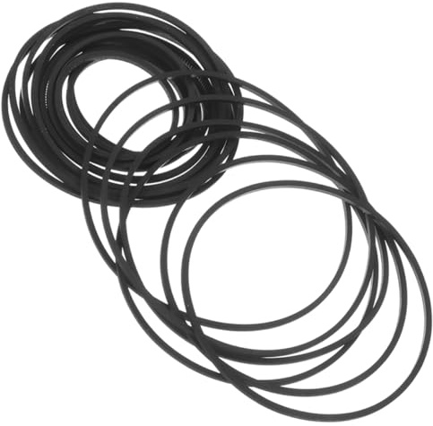 QUMIIRITY 60piezas Cinta Correa Cuadrada para Grabadora Casete De Unidades Repuesto para Reproductores De Casetes y DVD Correa De Transmisión para Reparación Casa