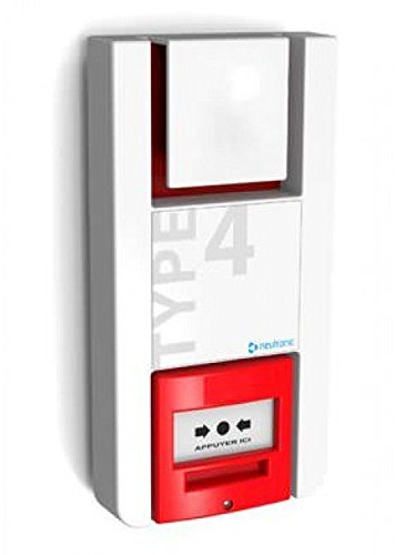Alarme incendie type 4 avec relais -NEUTRONIC TT4PR