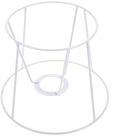 Lampenschirme Für Tischlampen Lampenschirm-Rahmen, Lampenschirm, Rahmen, Lampenschirmhalter, Metallringstütze, Trommelform, Lichtkäfigschutz, 3 Ersatz-Lampenschirmhalterung