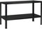 Schulte Regalwelt Steckregal mit 2 PowerMAX Fachböden, 65 kg Tragkraft, 43x100x35 cm (HxBxT), schwarz-Struktur, Lagerregal, Werkstattregal, Kellerregal, Garagenregal, Metallregal