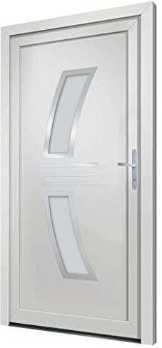 Porta Ingresso Bianca 98x208 cm in PVC, vitaXL