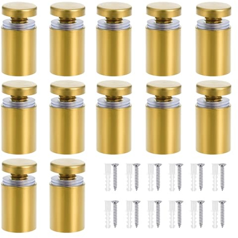 Faankiton Tornillos Espaciadores y Clavos para Vidrio, Publicidad (19x30mm)