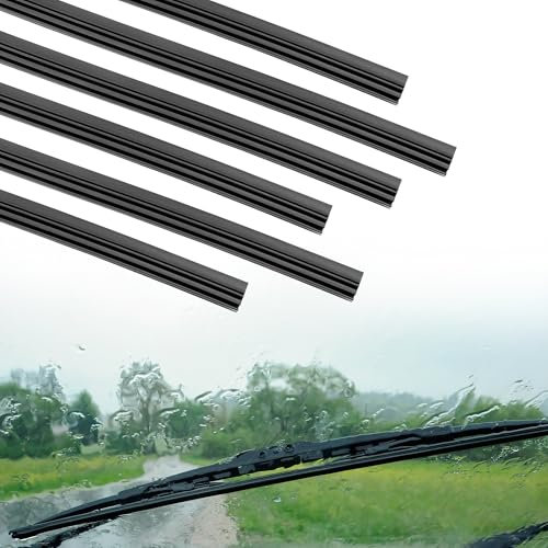 6 Stück Scheibenwischer Ersatzgummis, Wischergummi 800mm, Wischergummi Scheibenwischer Kompatibel für allen Scheibenwischern