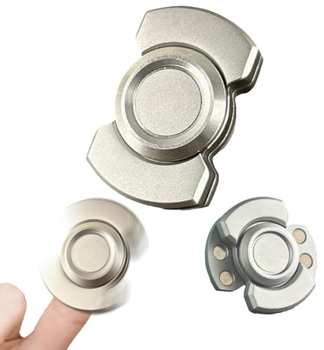 Fidget Spinner, Fidget Slider for Anxiety Relief and Focus Improvement,Fidget Toys for Kids, Travel, and Study Sessions
