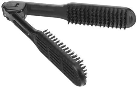 MAJORMENCH Cepillo Alisador de Cabello Portátil y Ligero Peine Doble Cara Antiestático con Diseño Peine para y Alisado Suave para Diario y Viajes