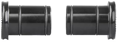 Novatec Ausgleichshülse D791Sb/A für 12 mm Vr Steckachse, Schwarz, One Size