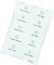 DURABLE Einsteckkarte BADGEMAKER®, Karton, 150 g/m², 90 x 60 mm, weiß (160 Stück), Sie erhalten 1 Packung á 160 Stück