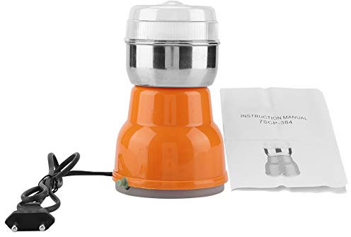 Molinillo eléctrico de granos de café, nueces domésticas, granos, frijoles, hierbas, especias, herramienta de molienda, enchufe de la UE de 220 V para el hogar, cocina, oficina