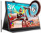UPERFECT OLED Portable Monitor 16, 3K 2880x1800 | 120Hz | 0.1ms Portable Gaming Display, 500 Nits |100% DCI-P3 | 100000:1 Contrast | Ultra-Slim Design for Laptop Mini PC Phone Game Consoles