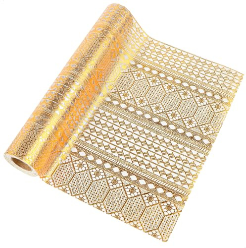 Protector Cajones, Non Adhesivo Armarios Forro de Cajón, Cocina Alfombrilla Cajón, Cortable Protector Cajon para Cajones de Cocina, Armarios y Frigoríficos, PVC, 30 x 300 cm