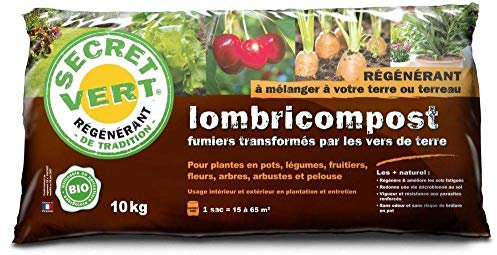 Secret Vert Terreau lombricompost régénérant 10 kg