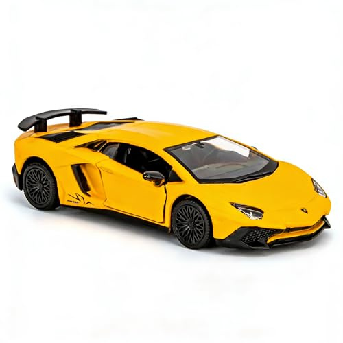 TGRCM-CZ Lamborghini Aventador LP770-4 modelo de coche de fundición a escala 1/36, auto de juguete de aleación de zinc para niños, coche de juguete de vehículos de retroceso para niños pequeños