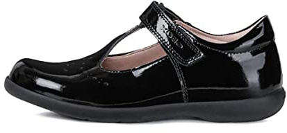 Geox Girls J Naimara Ballerina, Black, 10 UK Child