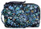 Vera Bradley Portafoglio in cotone con doppia cerniera e protezione RFID, motivo cachemire Dreamer, in cotone riciclato, taglia unica