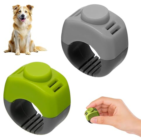 ALLY-MAGIC Klicker Cane, Dita Clicker per Educazione del Cane, 2 Pezzi Robusti Clicker, Ergonomici Progettati per un allenamento preciso in interni ed esterni, Ideale per cuccioli fino agli anziani