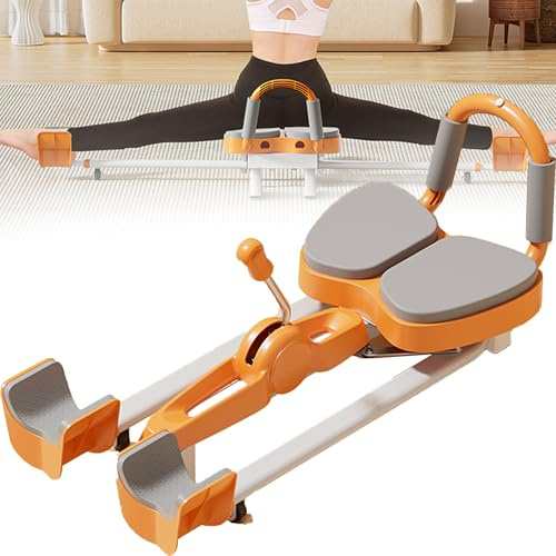 Bensträckare, 3 bar delad maskin för flexibilitetsträning, fitness, dans, yoga, gymnastik, stöd upp till 199 kg