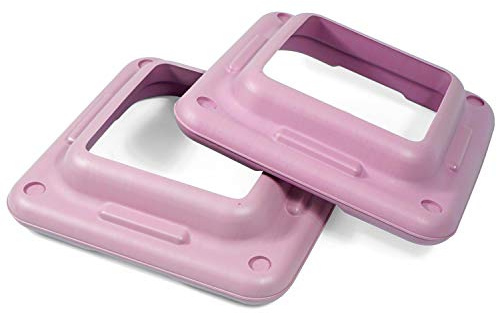 Yes4All ZFTA Adjustable Aerobic Step Risers for Aerobic Stepper Platform – Health Club Size – Support up to 300 lbs (Pastel Pink - Pair), G. Pastel Pink - Pair, X-Large