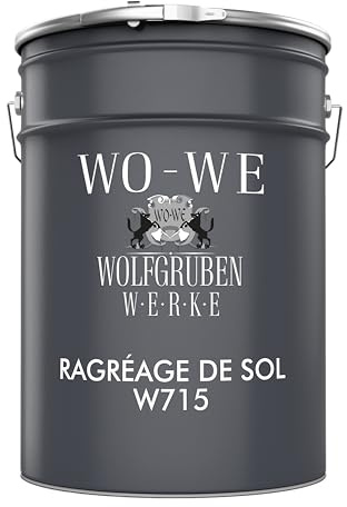 Ragréage de sol W715 Mortier de nivellement Enduit de préparation - Gris foncé - 25KG