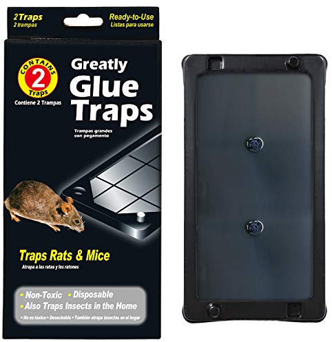 Wanke Piège à Souris Pièges à Rats, 5 boîtes Contenant 2 Plaques Collantes par boites, Soit 10 plaques au Total. Plaques de Glue Anti Souris Anti Rat, Colle Plus épaisse, Taux de Capture Plus élevée