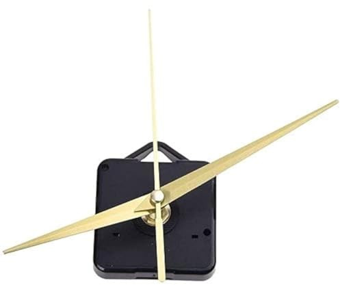Cablepelado - Meccanismo movimento al quarzo per orologio, silenzioso, kit di riparazione e creazione orologio 3D, con lancette, tipo 12