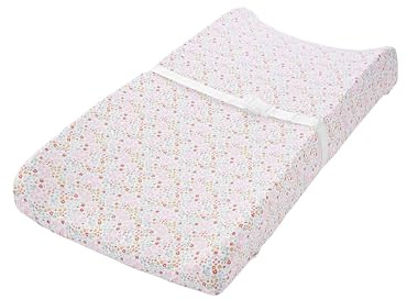 Simple Joys by Carter's OSZ - Juego de 2 fundas para cambiador de algodón para niña, diseño floral y lunares
