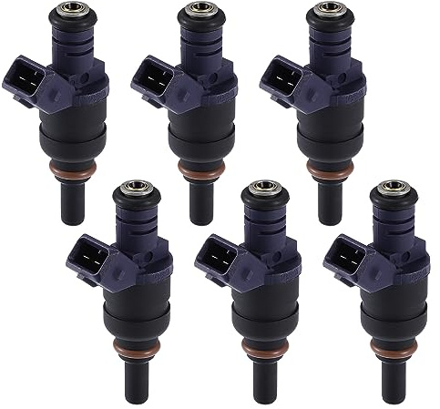 A ABSOPRO Combustible Inyector Boquilla para BMW 330i 01-05 NO.1439800-6 Unidades Negro