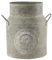 DIVAS SPIRITUAL Tin Planter Novelty Milk Churn Style, General Store Design, 15cm Diameter (Tin Planter Milk Churn General Store 15cm)