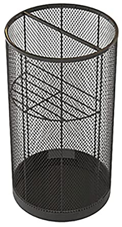 Umbrella Stand Umbrella Holder Round Umbrella Basket, Metal Mesh Umbrella Stand for Apartment Office Hallway, Portable Umbrella Rack Support Umbrella Stand for Hallway (Color : Nero, Size :
