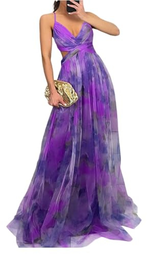 Genérico Vestidos De Fiesta Mujer Elegantes Vestidos De Mujer Lentejuelas Civil Ceremonia Tallas Grandes Trajes Bautizo Tallas Grandes Vestir Boho Coctel Novia Ropa 2#púrpura M
