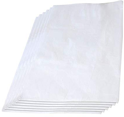 Caraselle - Lot de 25 feuilles de papier de soie blanc 50 x 70 cm sans acide pour emballage de cadeaux et stockage de vêtements délicats