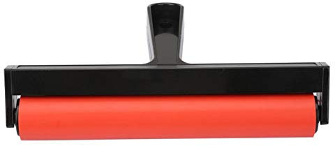 Gummiwalze , Kunsthandwerk Ölgemäldewerkzeug , Kleberoller mit rutschfestem Griff für Siebdruckherstellung für Kunst und Handwerk für Druckherstellung (20 cm)