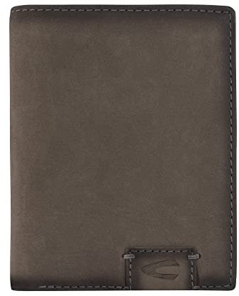 camel active Dallas Herren Geldbörse Hochformat RFID Leder Mittelgroß Grau