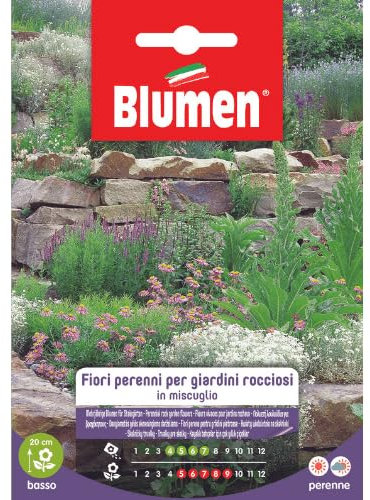 SEMI DI FIORI PERENNI PER GIARDINI ROCCIOSI MIX BLUMEN
