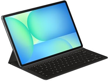 Samsung Book Cover Keyboard Slim Custodia per tablet con tastiera per Galaxy Tab S10 FE+, Nero