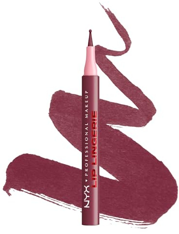 NYX Professional Makeup Lip Lingerie Liner Stain, Delineador de Labios, Waterproof, Tono: Hot N Hvy